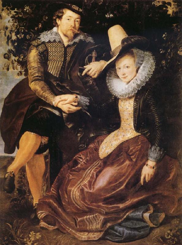 Peter Paul Rubens Rubens with his first wife Isabella Brant in the Honeysuckle Bower France oil painting art